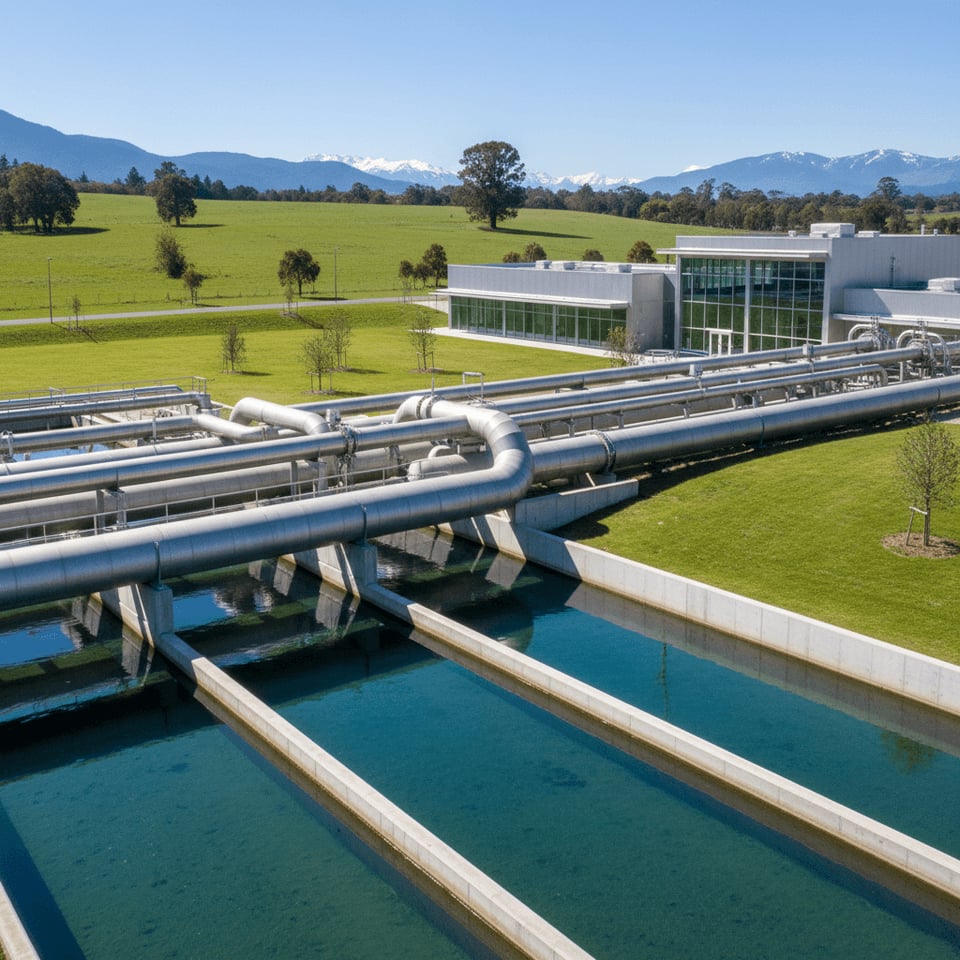 Water and infrastructure lined stainless steel pipe